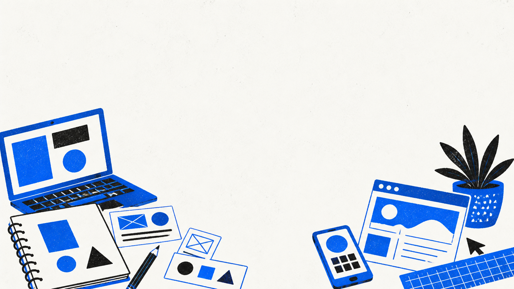 Illustrated workshop for planning a small-business website redesign