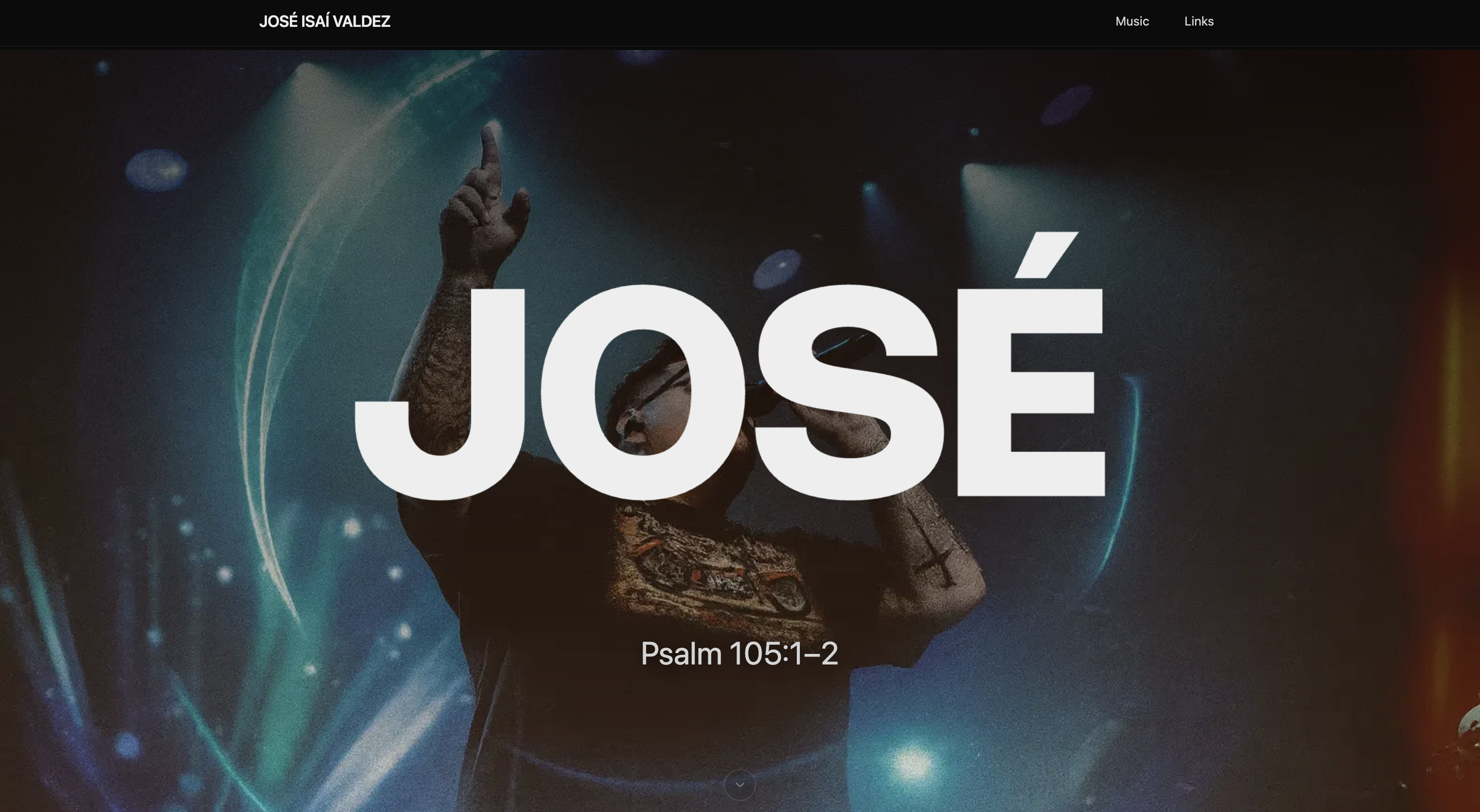 Jose Isai Valdez website preview